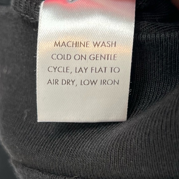 APIECE APART Olimpio Organic Cotton Sweatshirt Women's Sz XS Black Puff Sleeve - Picture 3 of 10